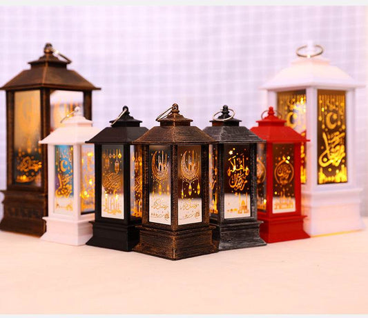 New Plastic LED Wind Lantern Eid Mubarak Gift - Velora