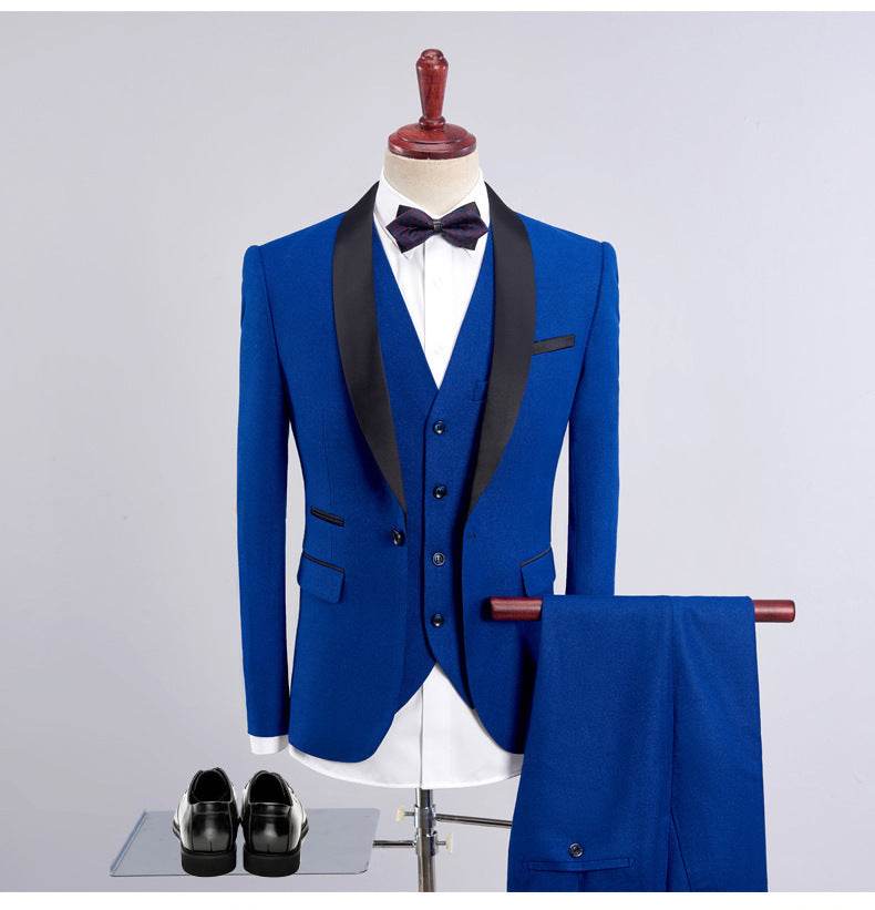 Slim Groom Wedding Reception Formal Dress - Velora