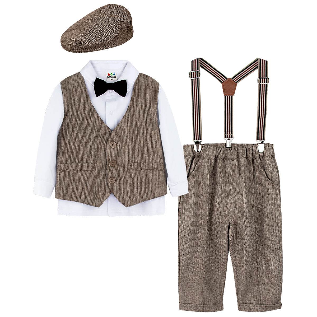 Male Baby British Style Gentleman Suit - Velora
