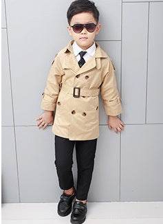 Boys' Windbreaker Casual Children's Mid-Length Coat Children's Clothing - Velora