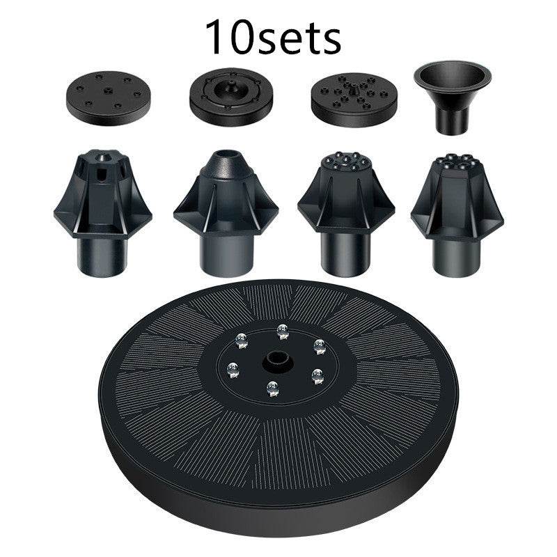 Solar Water Mercury Garden Miniature Floating Fountain - Velora