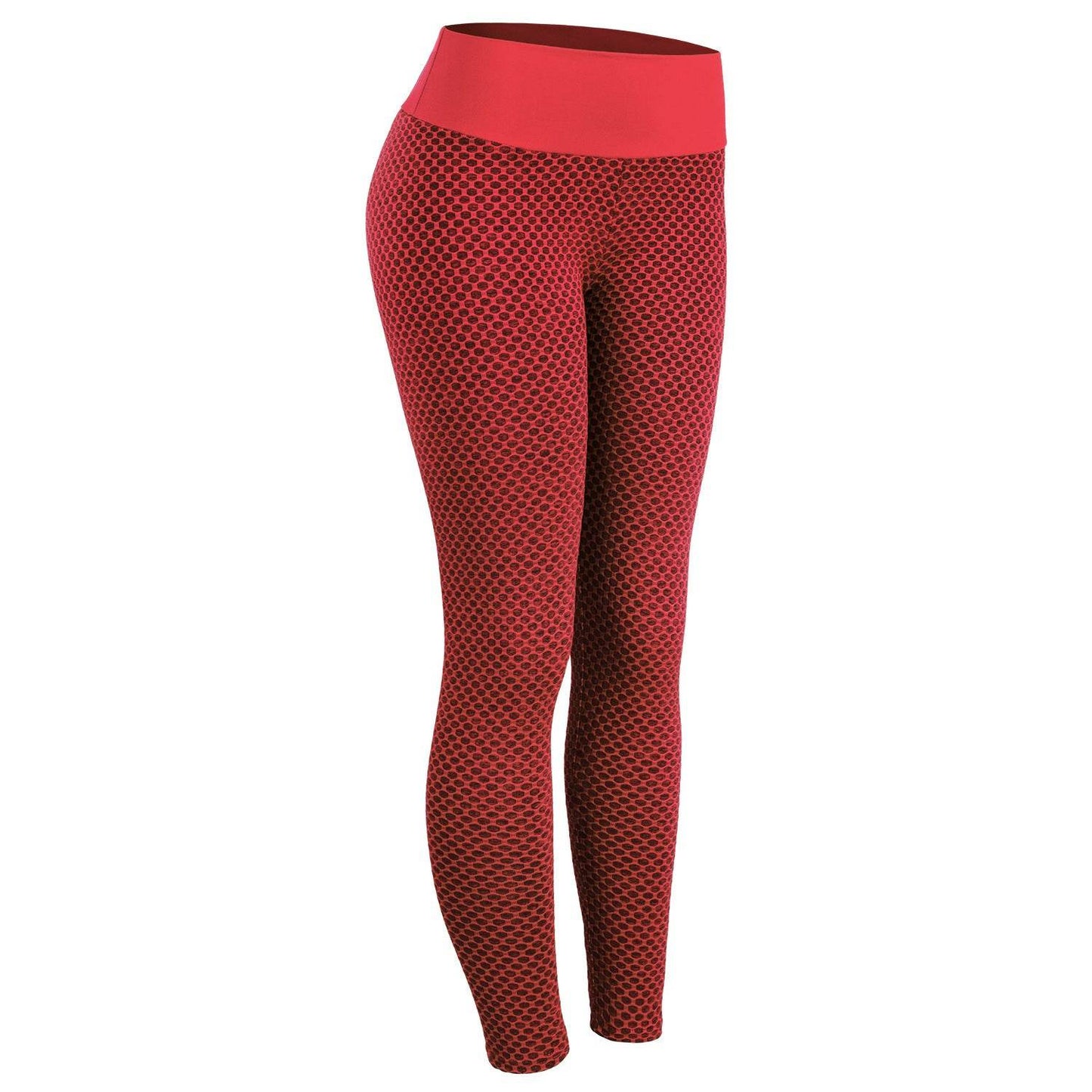 Plaid Leggings Fitness Yoga Pants Women's Seamless High Waist Breathable Gym Leggings - Velora