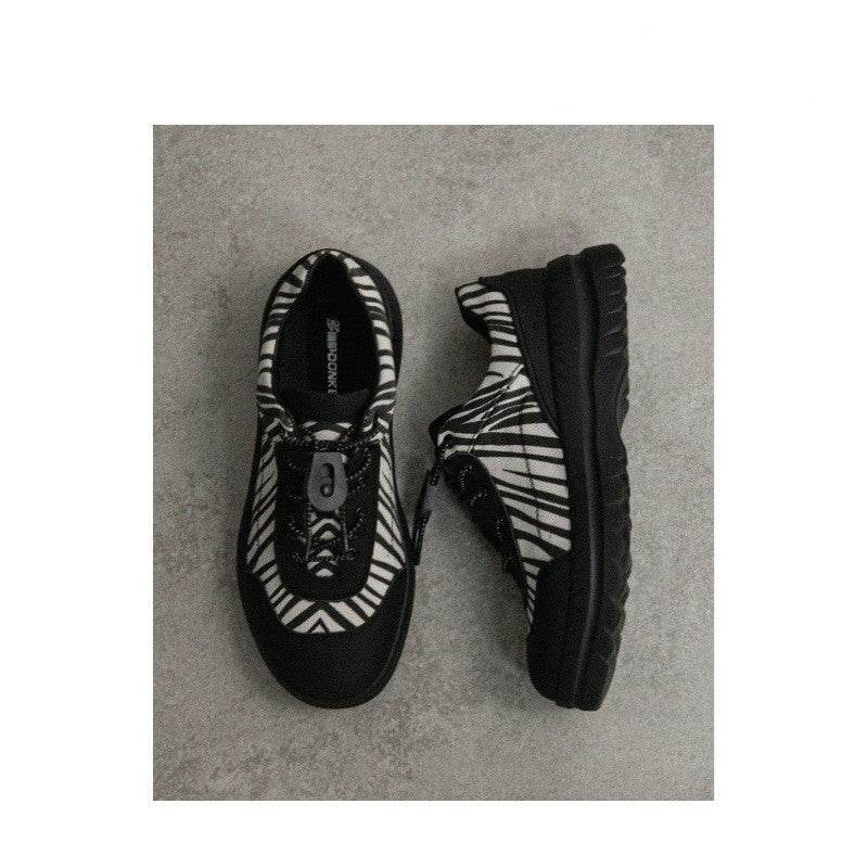 Zebra Print Men's Trendy Shoes Casual Sports Old Shoes - Velora