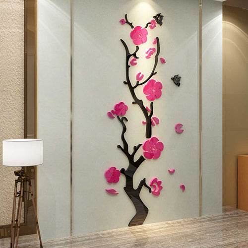 Plum Blossom Porch Decoration Wall Stickers Decals - Velora