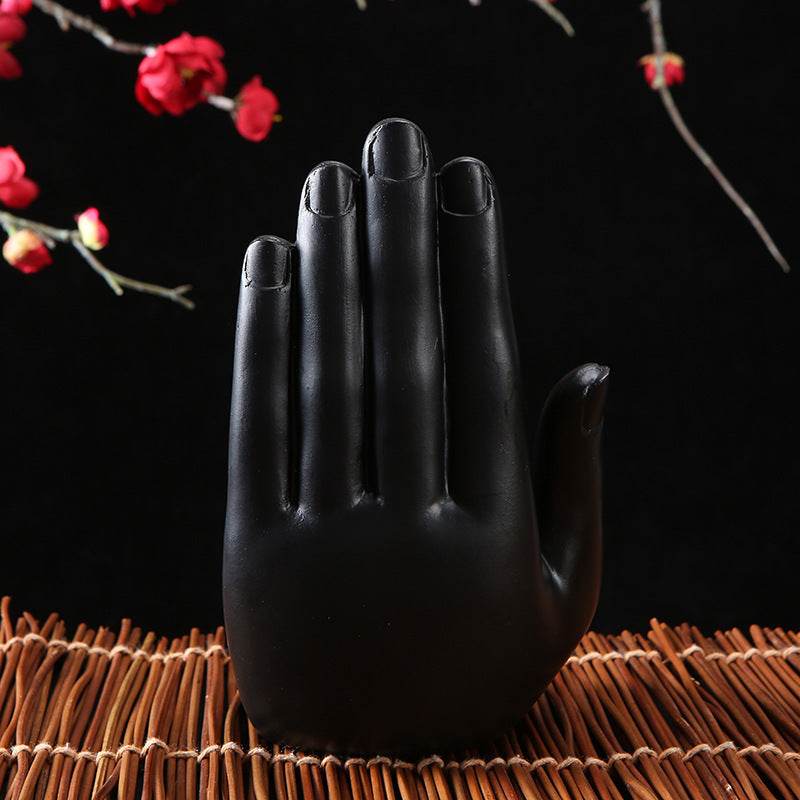 Green Resin Thai Buddha Statue Handmade Sculpture Hindu Fengshui Buddhist Figurine Meditation Home - Velora
