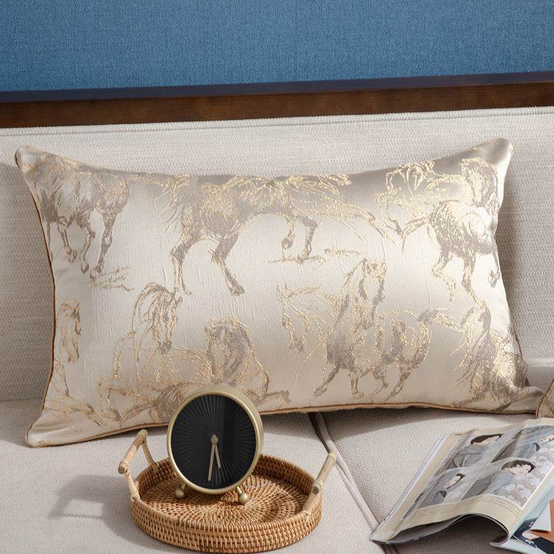 Light Luxury High Precision Jacquard Sofa Cushion Luxury Pillow - Velora