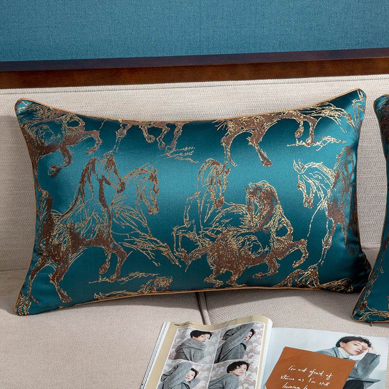 Light Luxury High Precision Jacquard Sofa Cushion Luxury Pillow - Velora