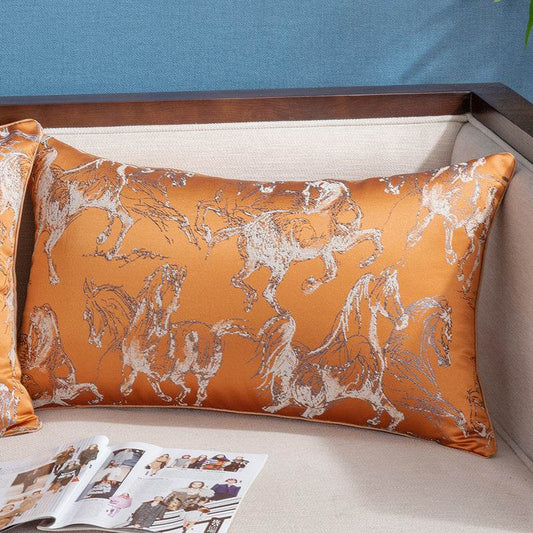 Light Luxury High Precision Jacquard Sofa Cushion Luxury Pillow - Velora