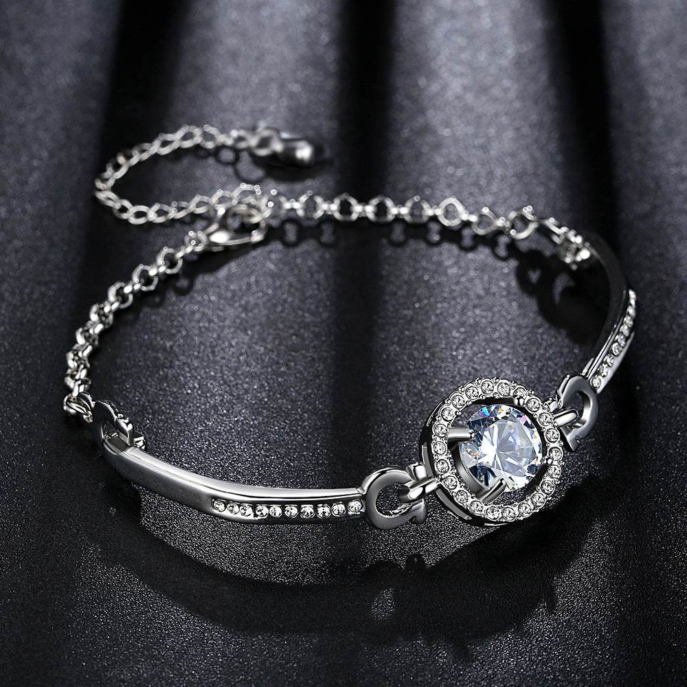 Women's Korean Style Girlfriends Zircon Fashion Bracelets, Bracelets, Jewelry, Beautiful Bracelets Of The Holy Light - Velora