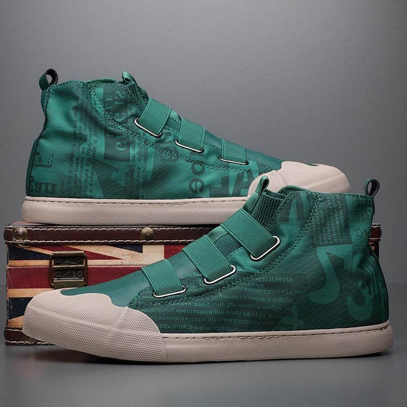 Men's High-top Camouflage Canvas Shoes Youth Fashion Casual Shoes - Velora