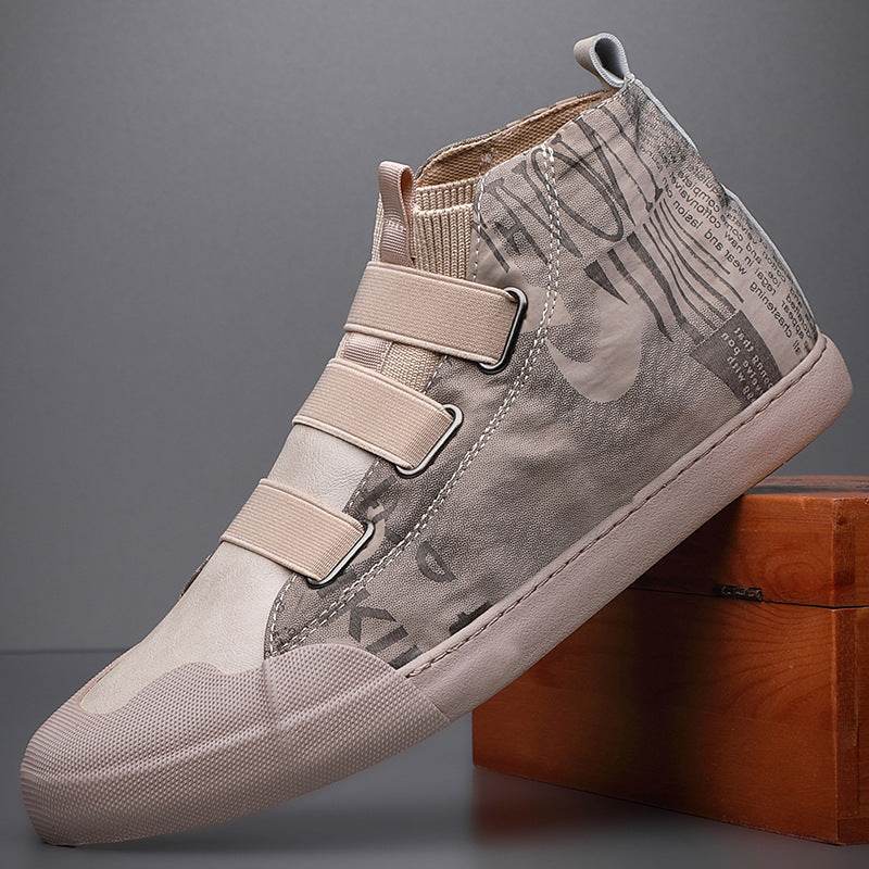 Men's High-top Camouflage Canvas Shoes Youth Fashion Casual Shoes - Velora