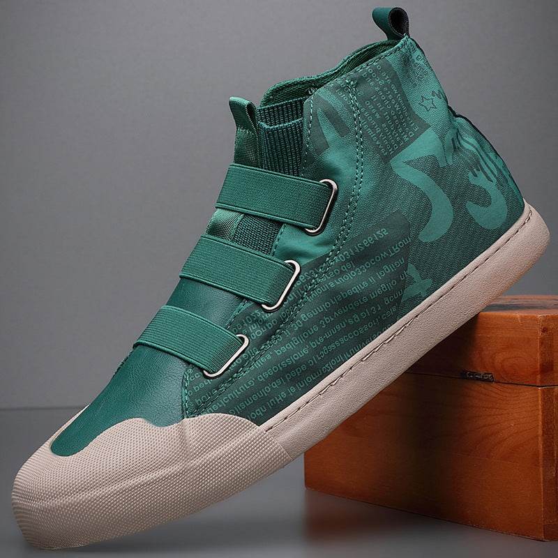 Men's High-top Camouflage Canvas Shoes Youth Fashion Casual Shoes - Velora