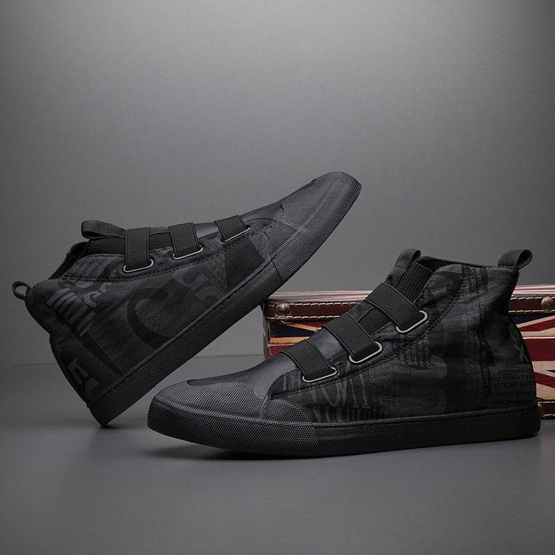 Men's High-top Camouflage Canvas Shoes Youth Fashion Casual Shoes - Velora