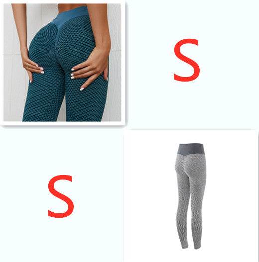 Plaid Leggings Fitness Yoga Pants Women's Seamless High Waist Breathable Gym Leggings - Velora