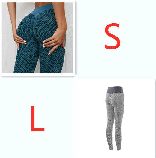 Plaid Leggings Fitness Yoga Pants Women's Seamless High Waist Breathable Gym Leggings - Velora