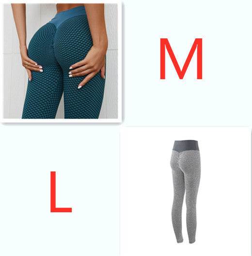 Plaid Leggings Fitness Yoga Pants Women's Seamless High Waist Breathable Gym Leggings - Velora