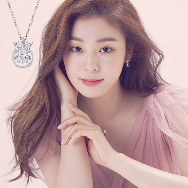 Crown Smart Necklace Korean Girls All-match - Velora