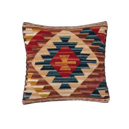 American Country Style Imported From India Ethnic Style Kilim Hand Woven Hard Wool Pillow Cover Cushion - Velora