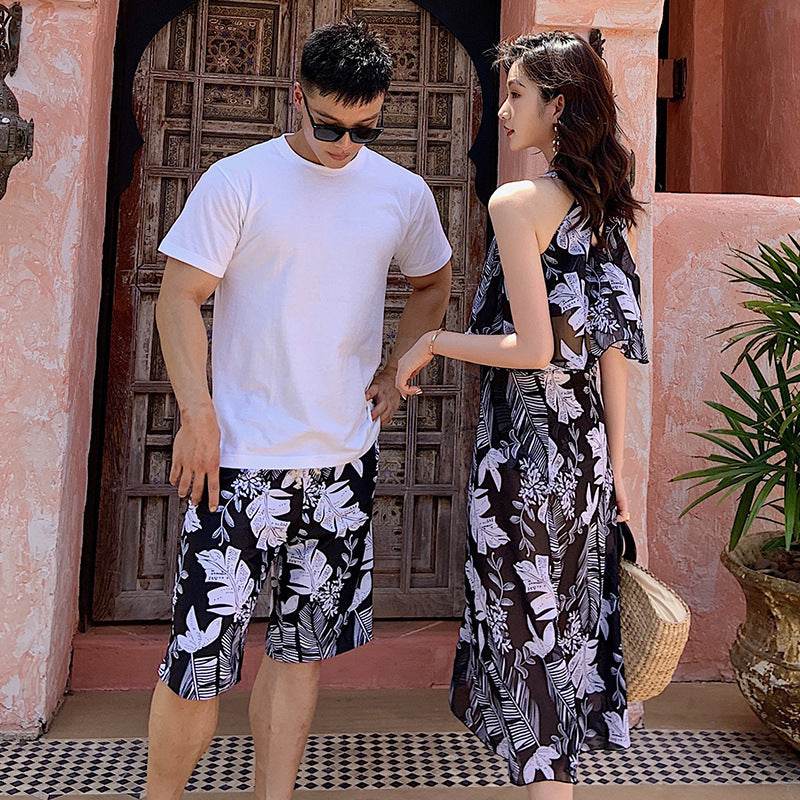 Couples Swimwear Women Bikini Sets Cover Up Mans - Velora