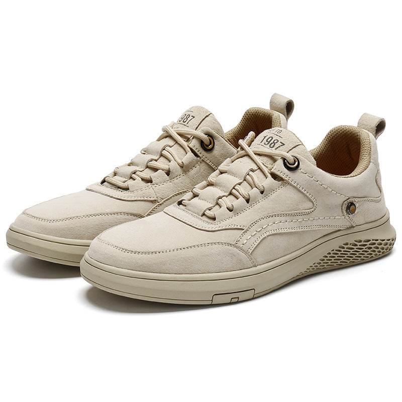Men's Casual Shoes Youth Board Shoes Large Size Casual Leather Shoes - Velora