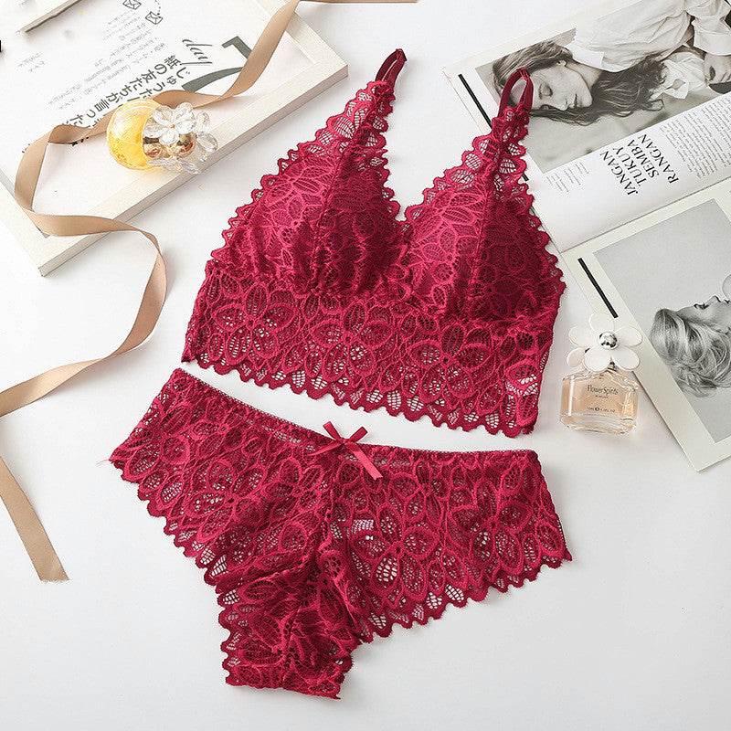 Women Lace Bra Sets Seamless Unde - Velora
