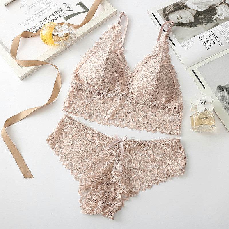 Women Lace Bra Sets Seamless Unde - Velora