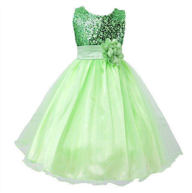 Baby Sequin Dress Flower Girl Wedding Princess Dress - Velora