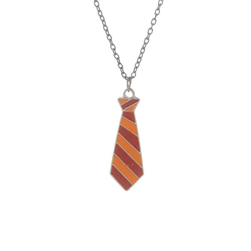 Tie Pendant Necklace Tie Keychain - Velora