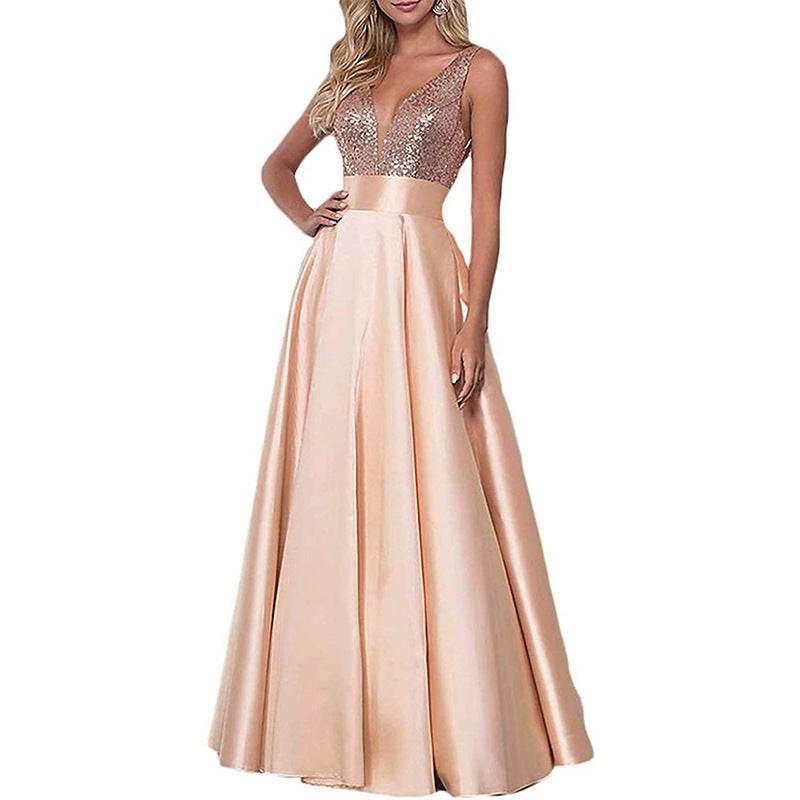 Sequined Skin Formal Evening Dress - Velora