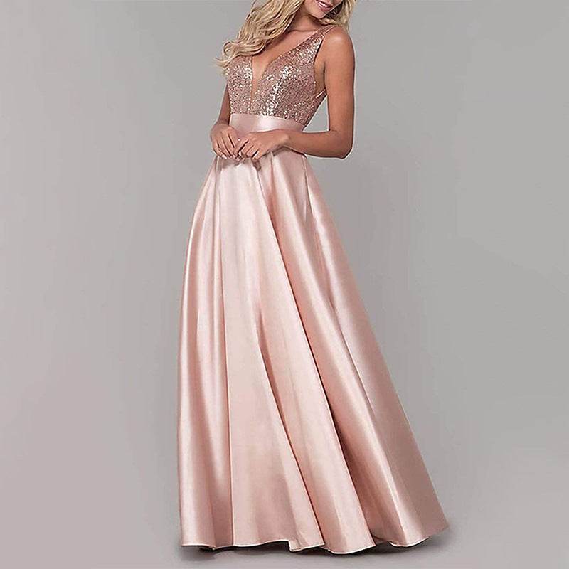 Sequined Skin Formal Evening Dress - Velora