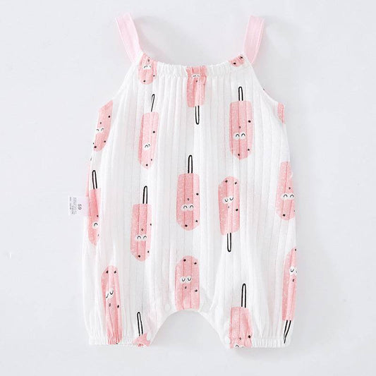 Baby Sling Bag Fart Clothing Baby Sleeveless One-piece - Velora