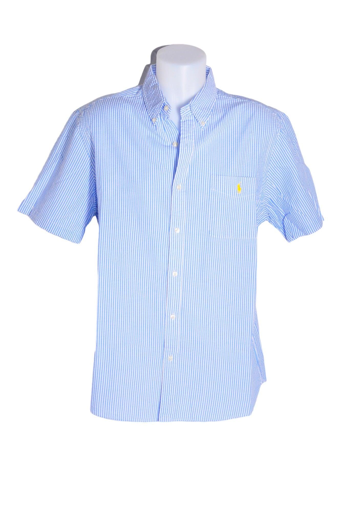RALPH LAUREN Men Button Down Tops Regular fit in Blue - XL - Velora