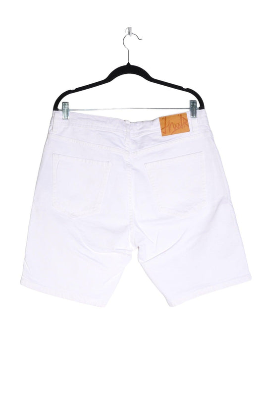 ZARA Men Denim Shorts Regular fit in White - 34 - Velora