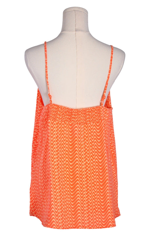 FAR WEST Women Tank Tops Regular fit in Orange - L - Velora