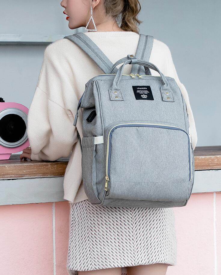 Large Capacity Diaper Bag Mummy Nursing Nappy Backpacks Travel Baby - Velora