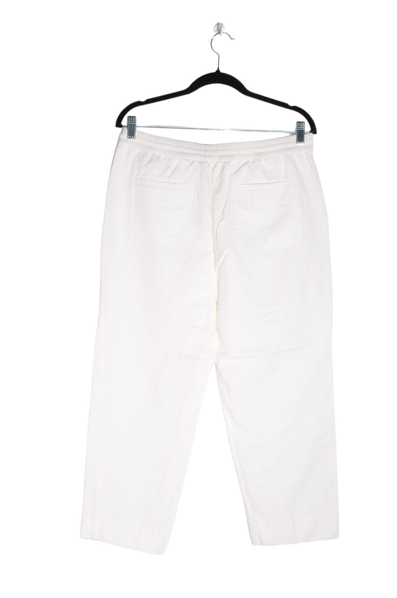 BANANA REPUBLIC Women Work Pants Regular fit in White - M - Velora