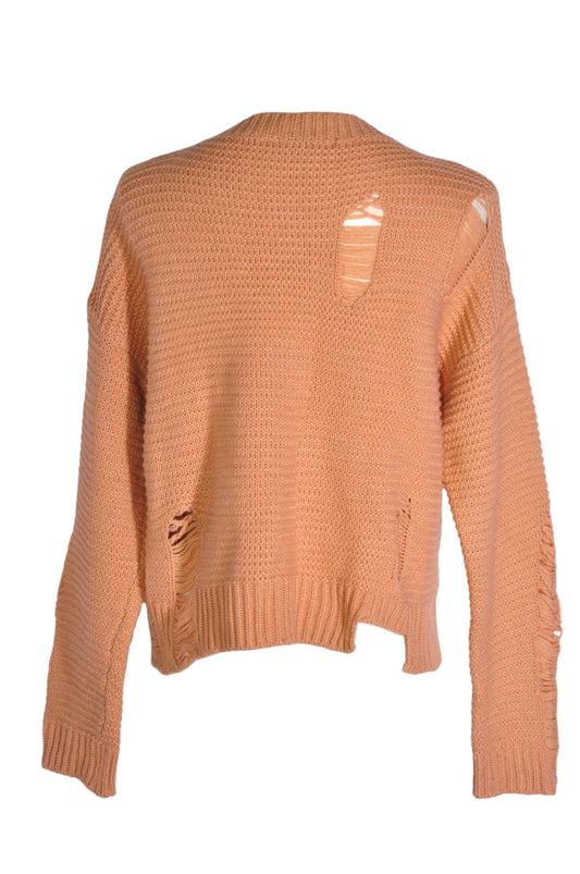 SOLUTION Women Knit Tops Regular fit in Orange - M - Velora