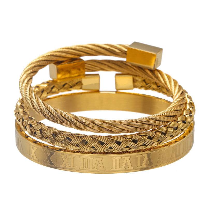 Three stainless steel bracelets - Velora