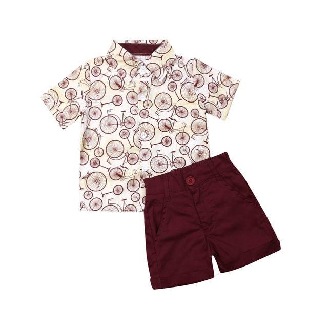 Summer boy T-shirt Shorts Kids Sets - Velora