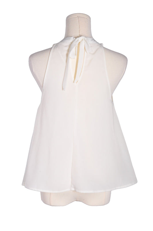 REVAMPED Women Halter Tops Regular fit in White - S - Velora