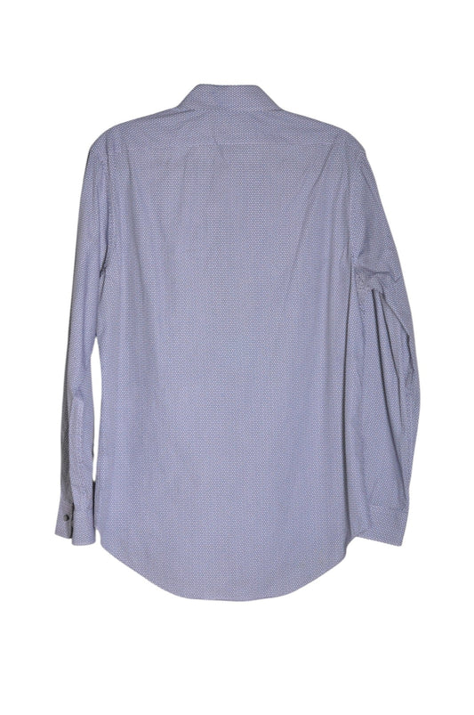 CALVIN KLEIN Men Button Down Tops Regular fit in Gray - L - Velora