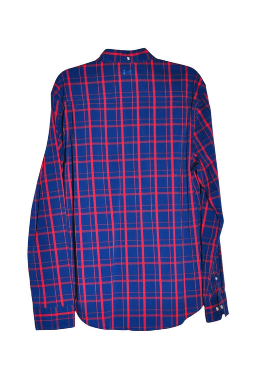 UNDER ARMOUR Men Button Down Tops Regular fit in Blue - XL - Velora