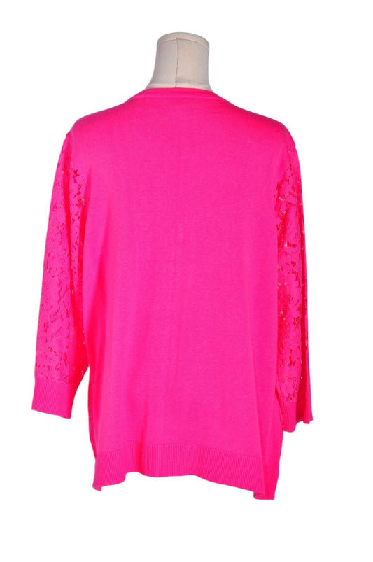 ISAAC MIZRAHI Women Cardigans Regular fit in Pink - XL - Velora