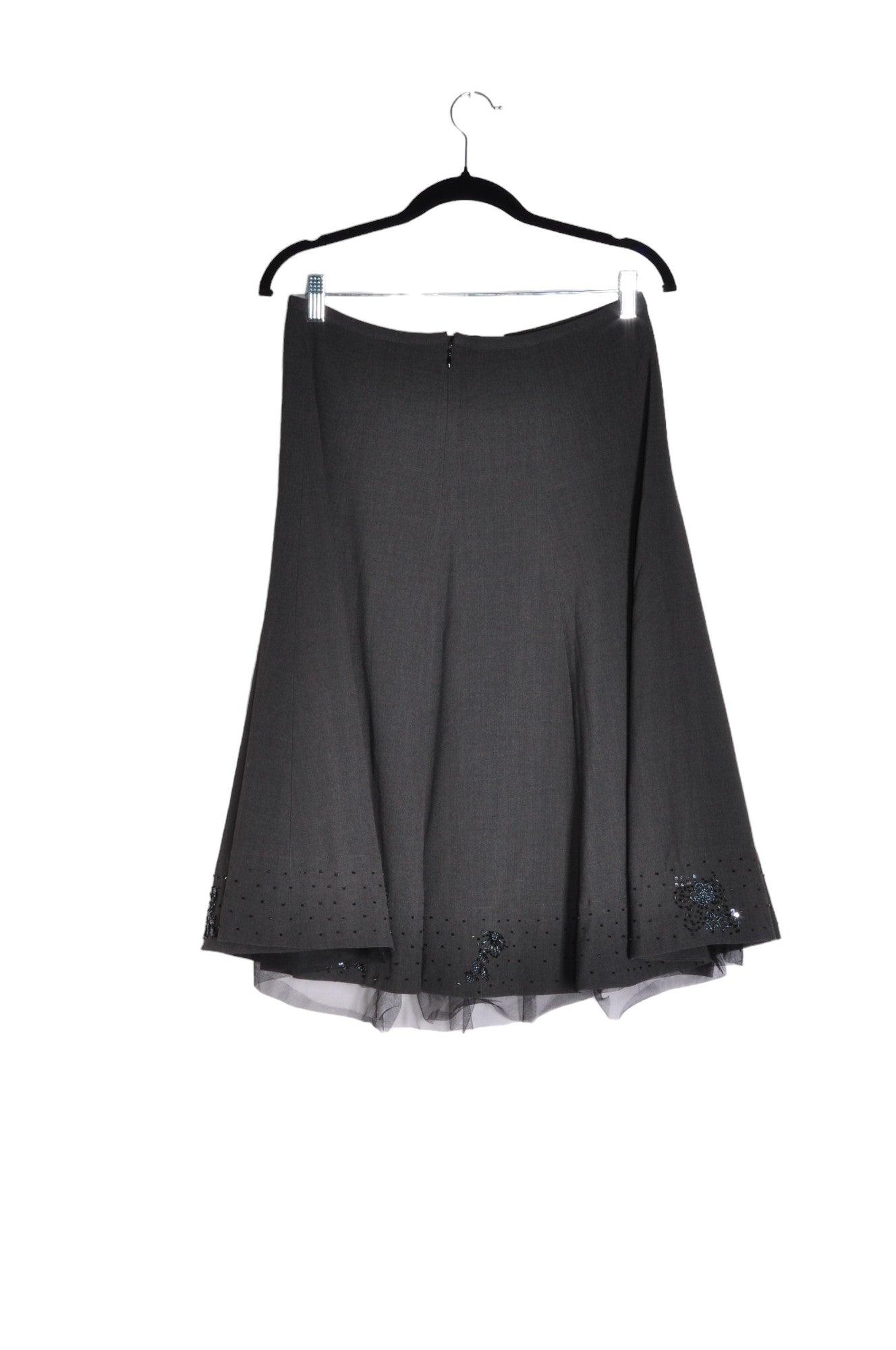 UNBRANDED Women A-Line Skirts Regular fit in Gray - S - Velora