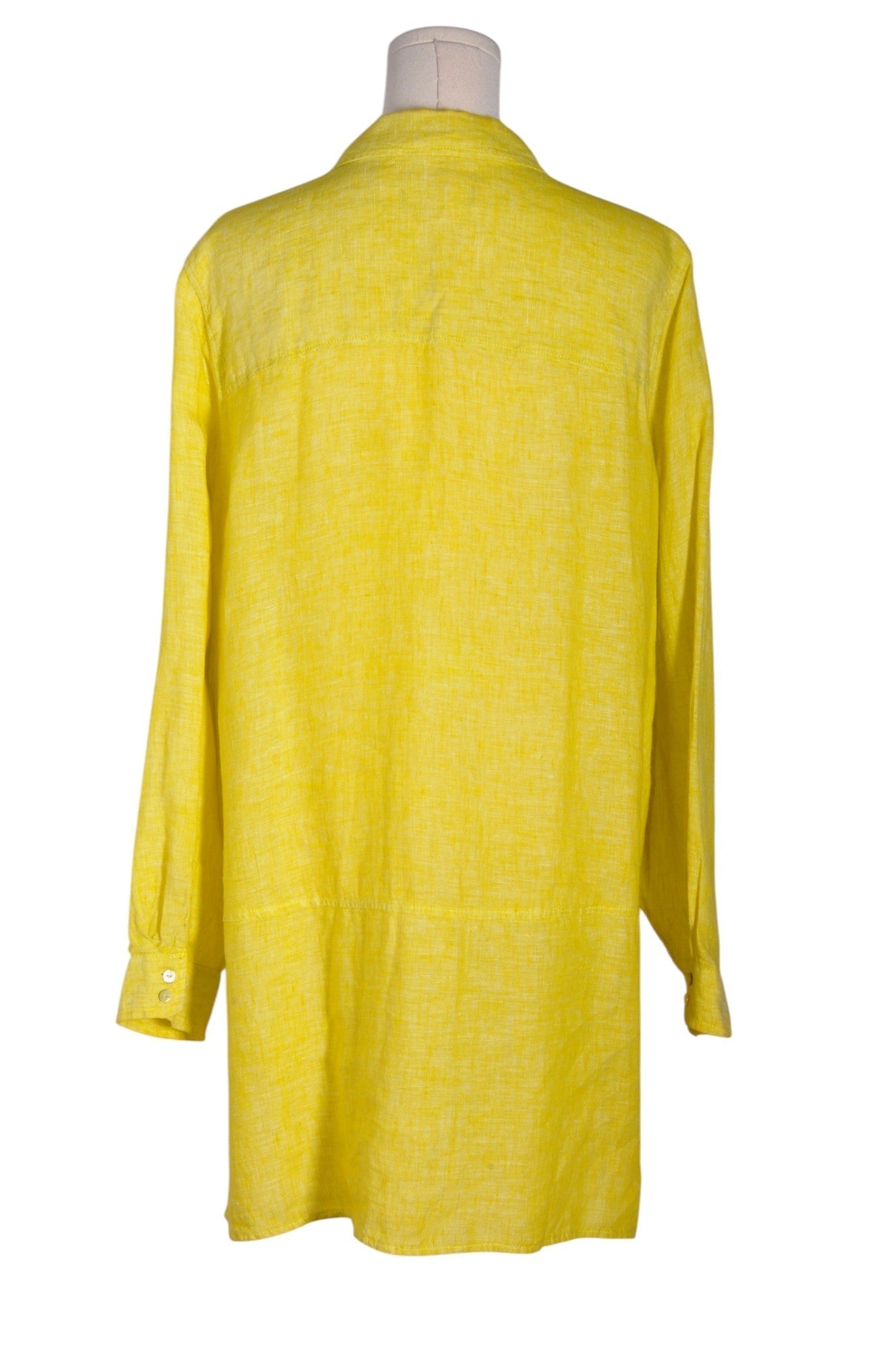 UNBRANDED Women Button Down Tops Regular fit in Yellow - XL - Velora