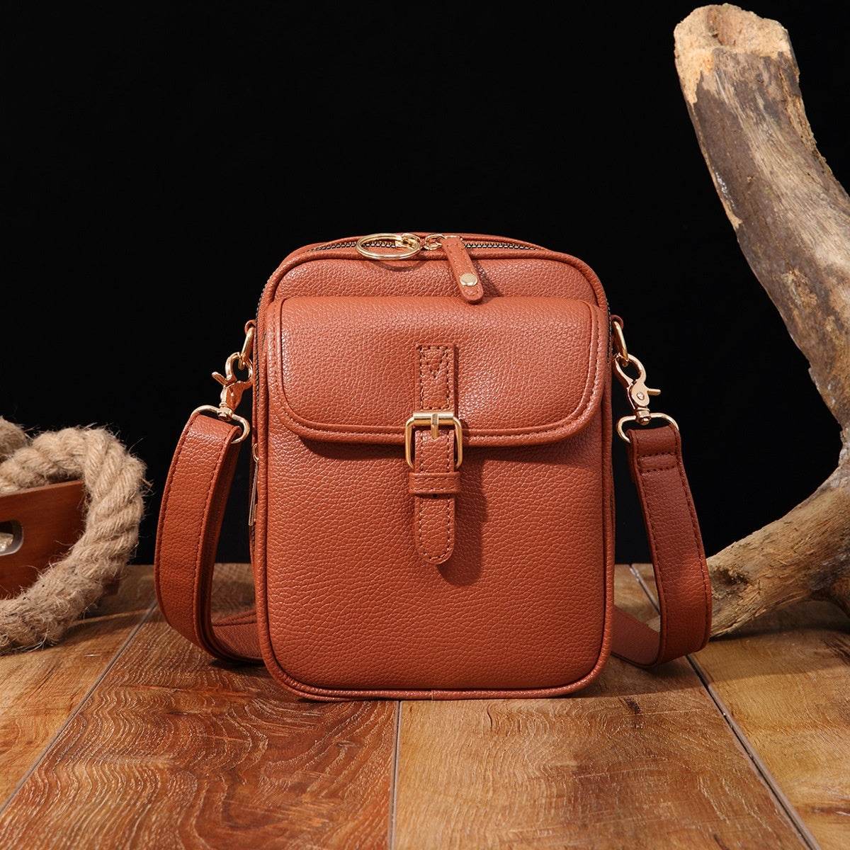 Unisex Vintage Large Capacity Messenger Bag Storage Bag With 10 Card Inserts Casual Backpack Women's Bag Retro Backpack Large Capacity Travel - Velora