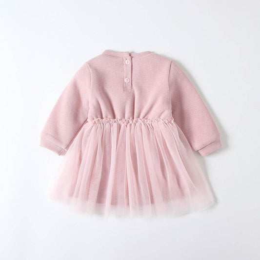 Baby girl plus velvet dress - Velora