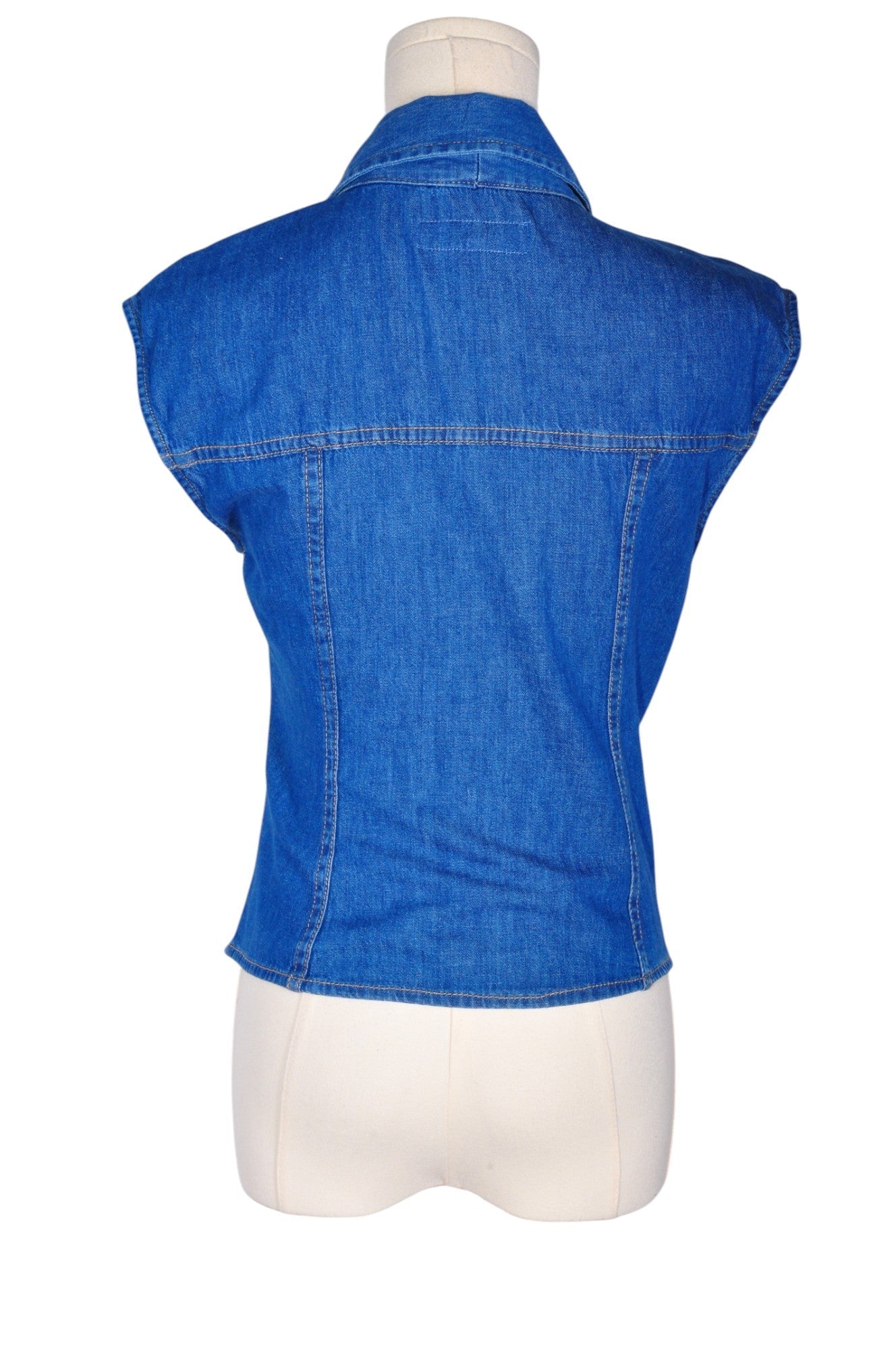 ZARA Women Denim Tops Regular fit in Blue - S - Velora