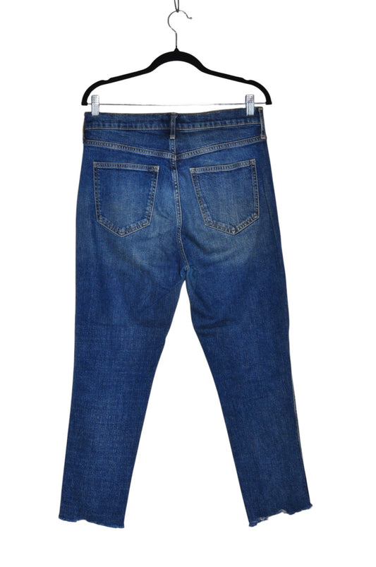 GAP Women Straight-Legged Jeans Regular fit in Blue - 8 - Velora