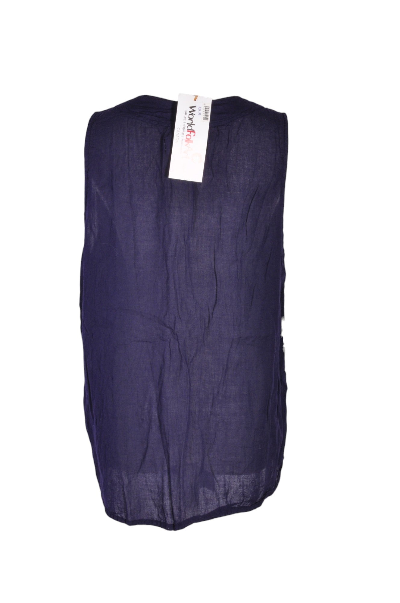 WORLD FOLK ART Women Button Down Tops Regular fit in Blue - M - Velora